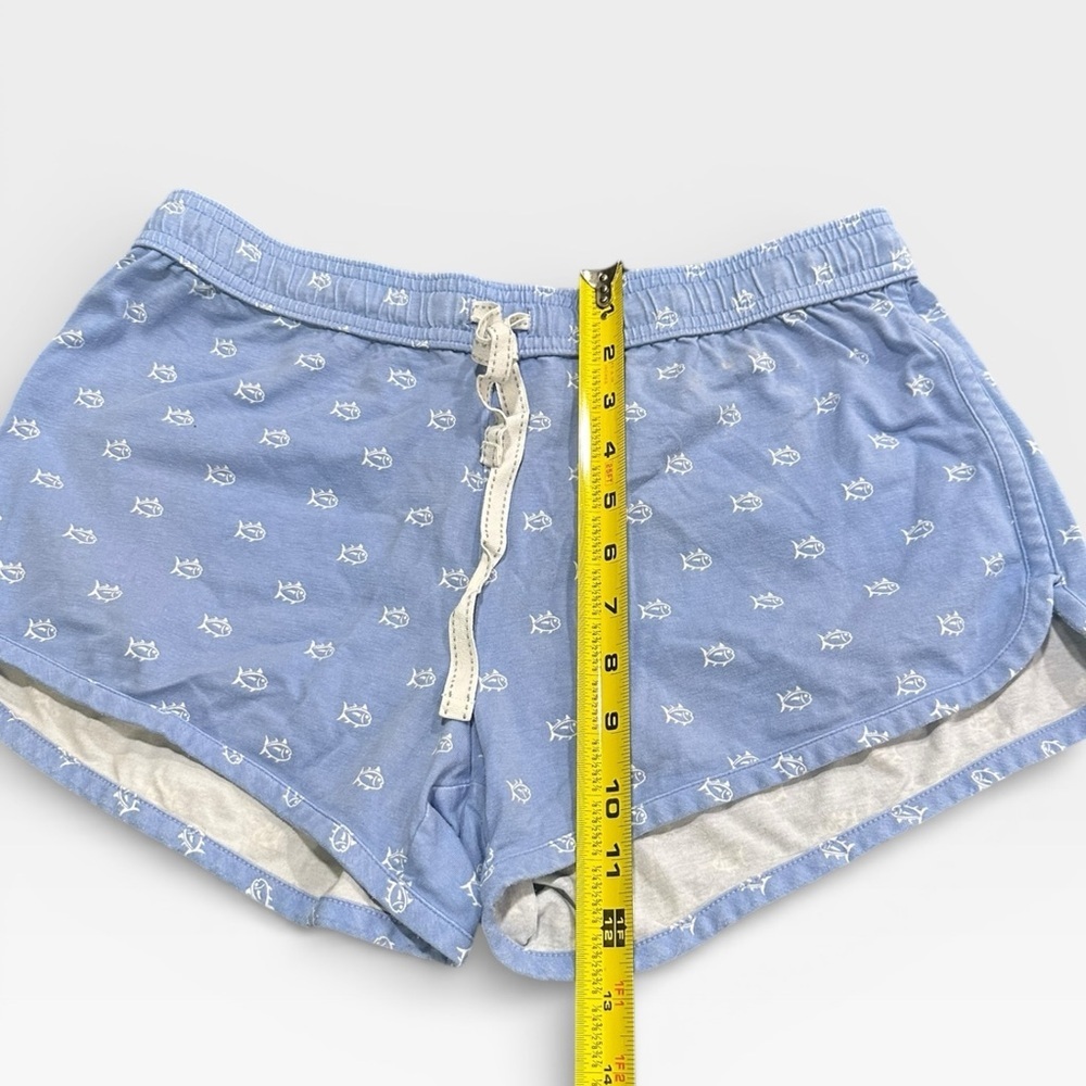 Southern Tide Blue Sleep Shorts with Fish - Picture 4 of 6